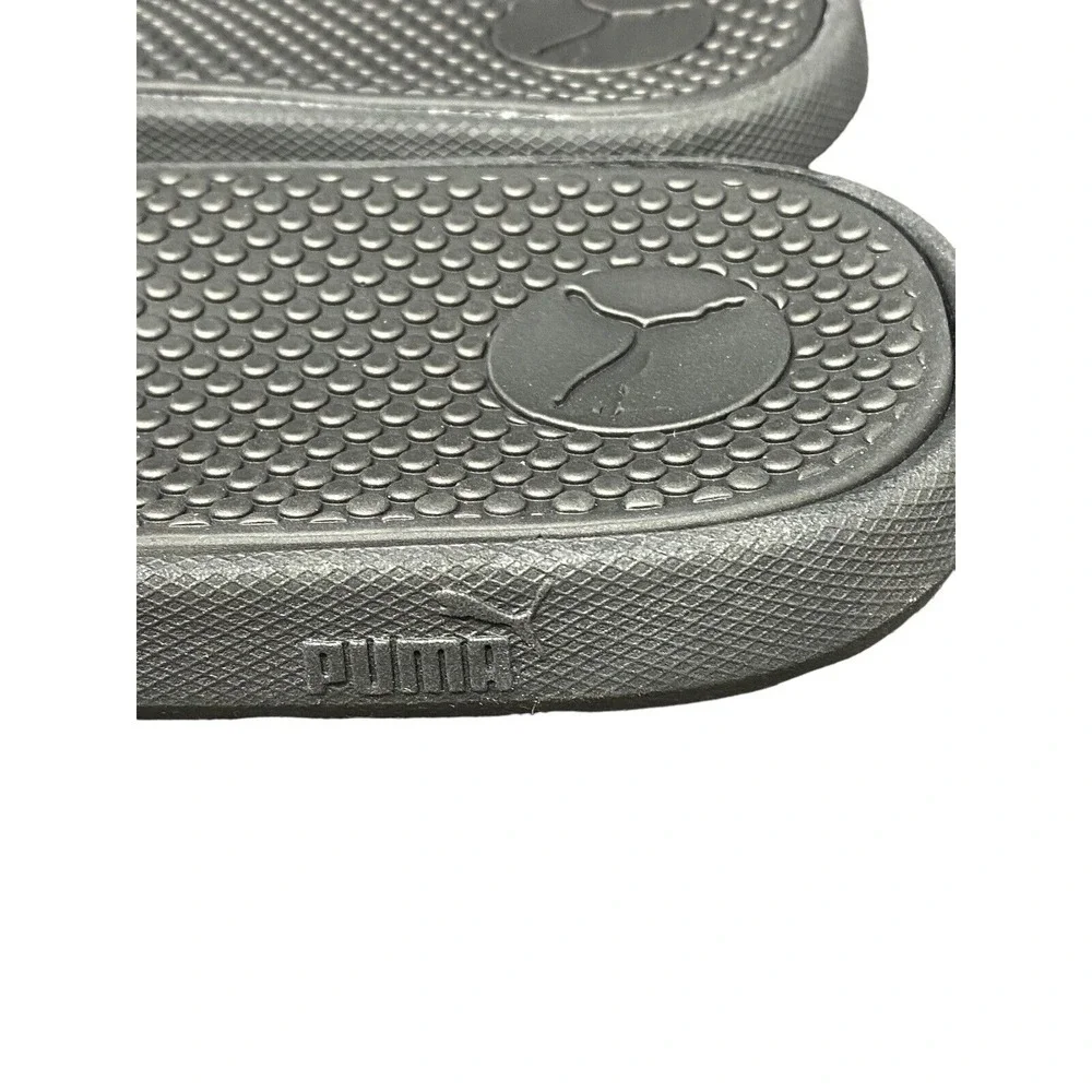 Puma Kids Size 11 Cool Cat Sport‎ Retro BX PS Slide Sandals Black 382479-03
